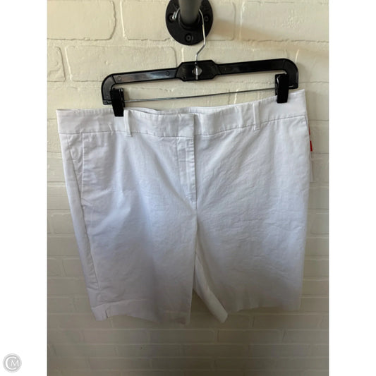 Shorts By Ann Taylor In White, Size: 14
