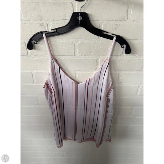 Top Sleeveless By White House Black Market In Pink & White, Size: S