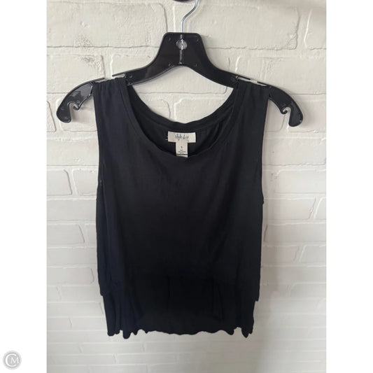 Top Sleeveless Basic By Style And Company In Black, Size: S