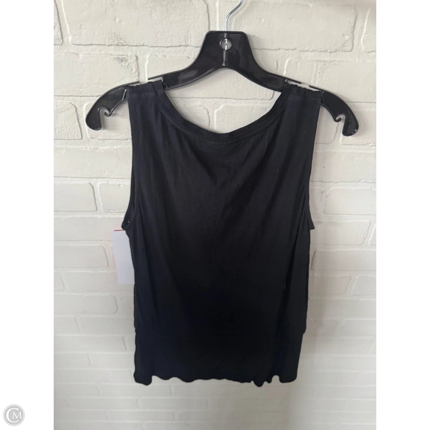 Top Sleeveless Basic By Style And Company In Black, Size: S