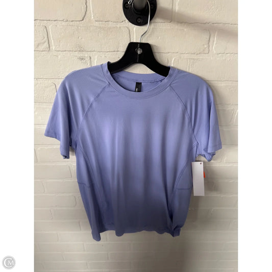 Athletic Top Short Sleeve By Mondetta In Purple, Size: M