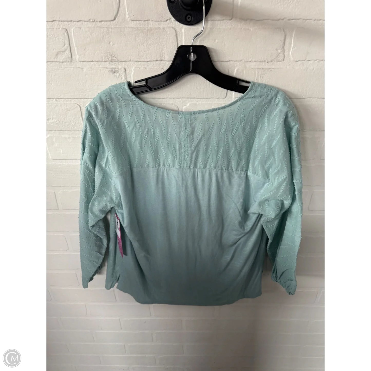 Top Long Sleeve By Dolan Left Coast In Blue, Size: S