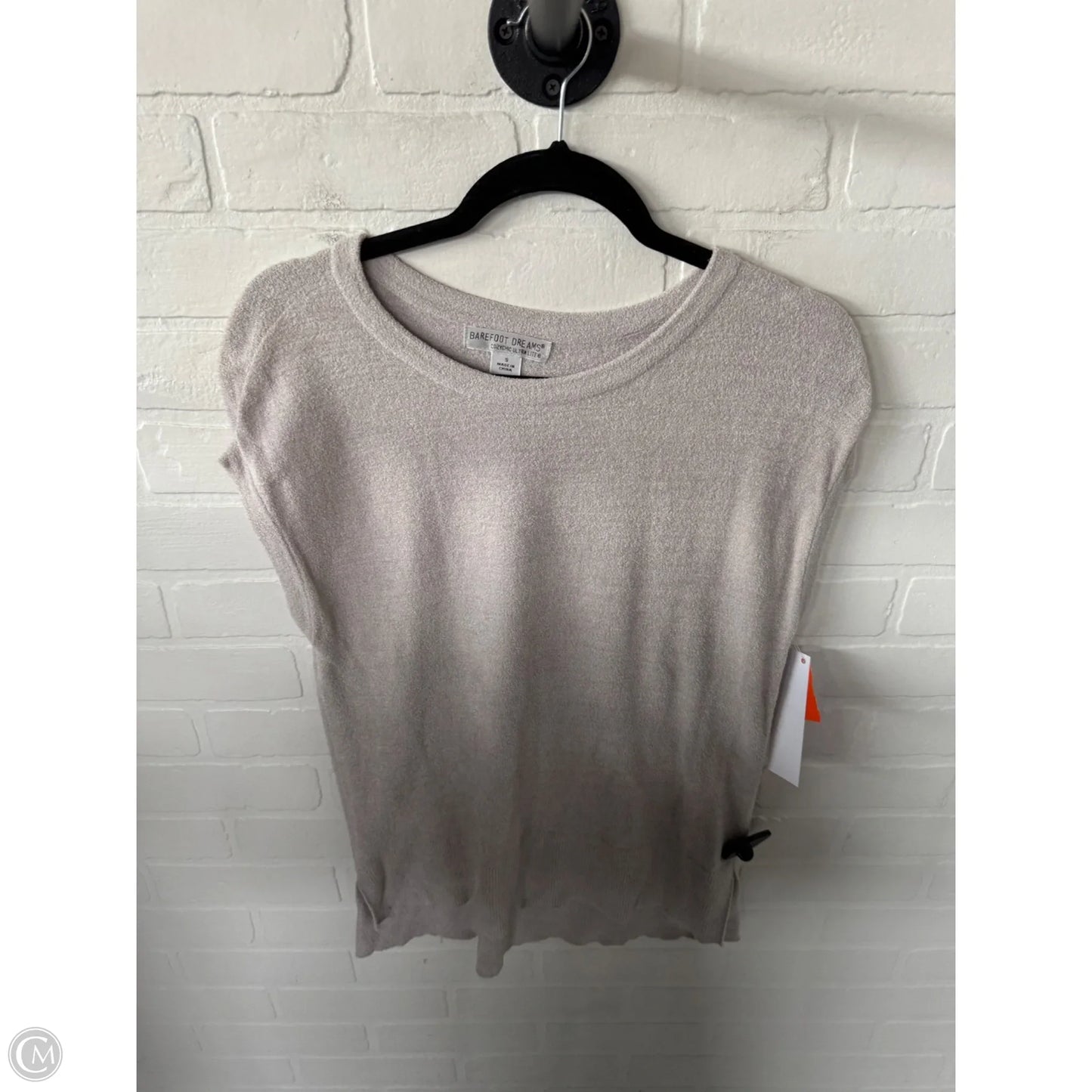 Sweater Short Sleeve By Barefoot Dreams In Beige, Size: S