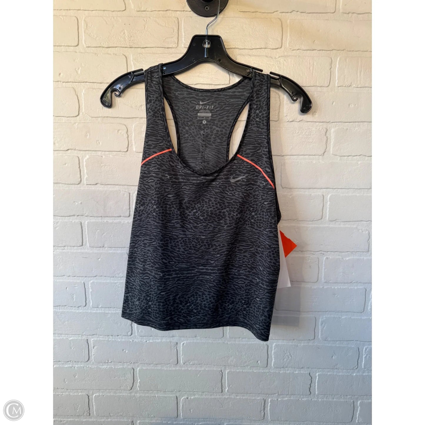 Athletic Tank Top By Nike In Grey, Size: S