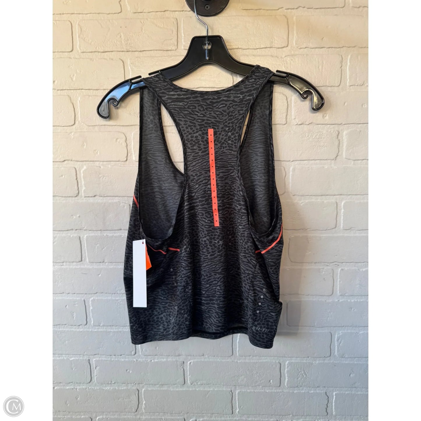 Athletic Tank Top By Nike In Grey, Size: S
