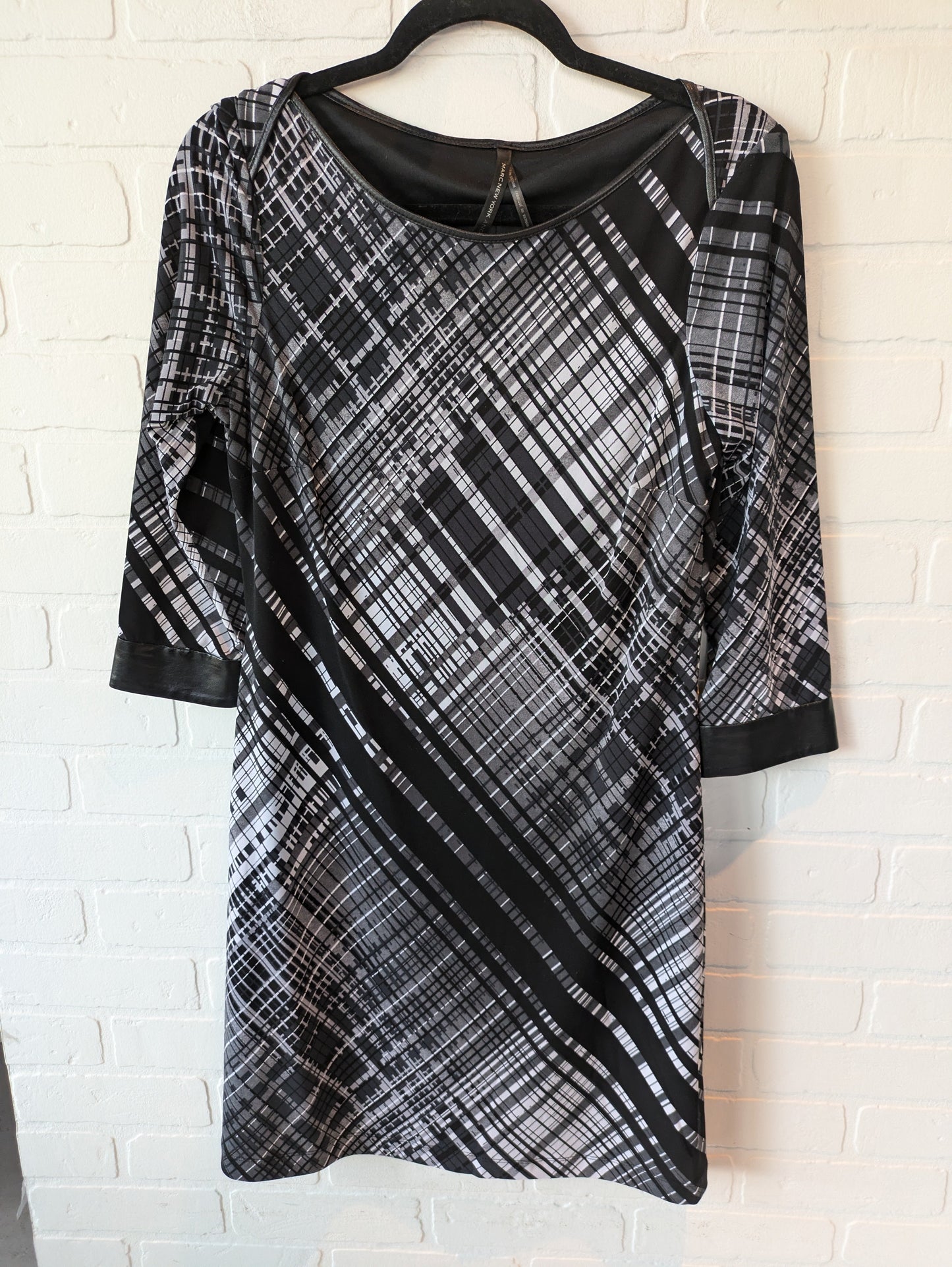 Dress Casual Midi By Marc New York In Black & White, Size: S