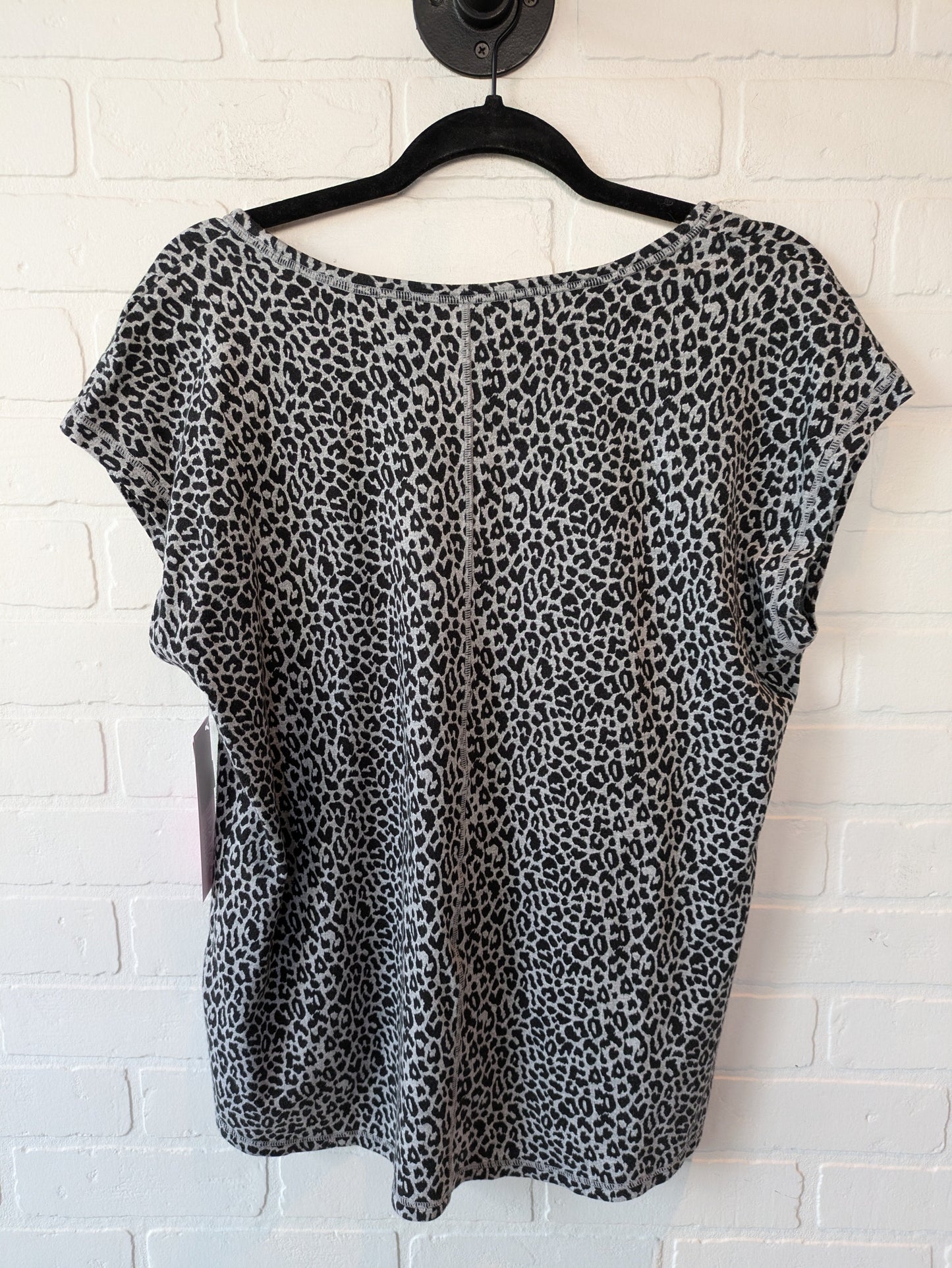 Top Short Sleeve By Talbots In Animal Print, Size: M