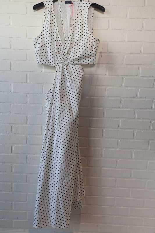 Dress Casual Maxi By Vineyard Vines In Polkadot Pattern, Size: 10