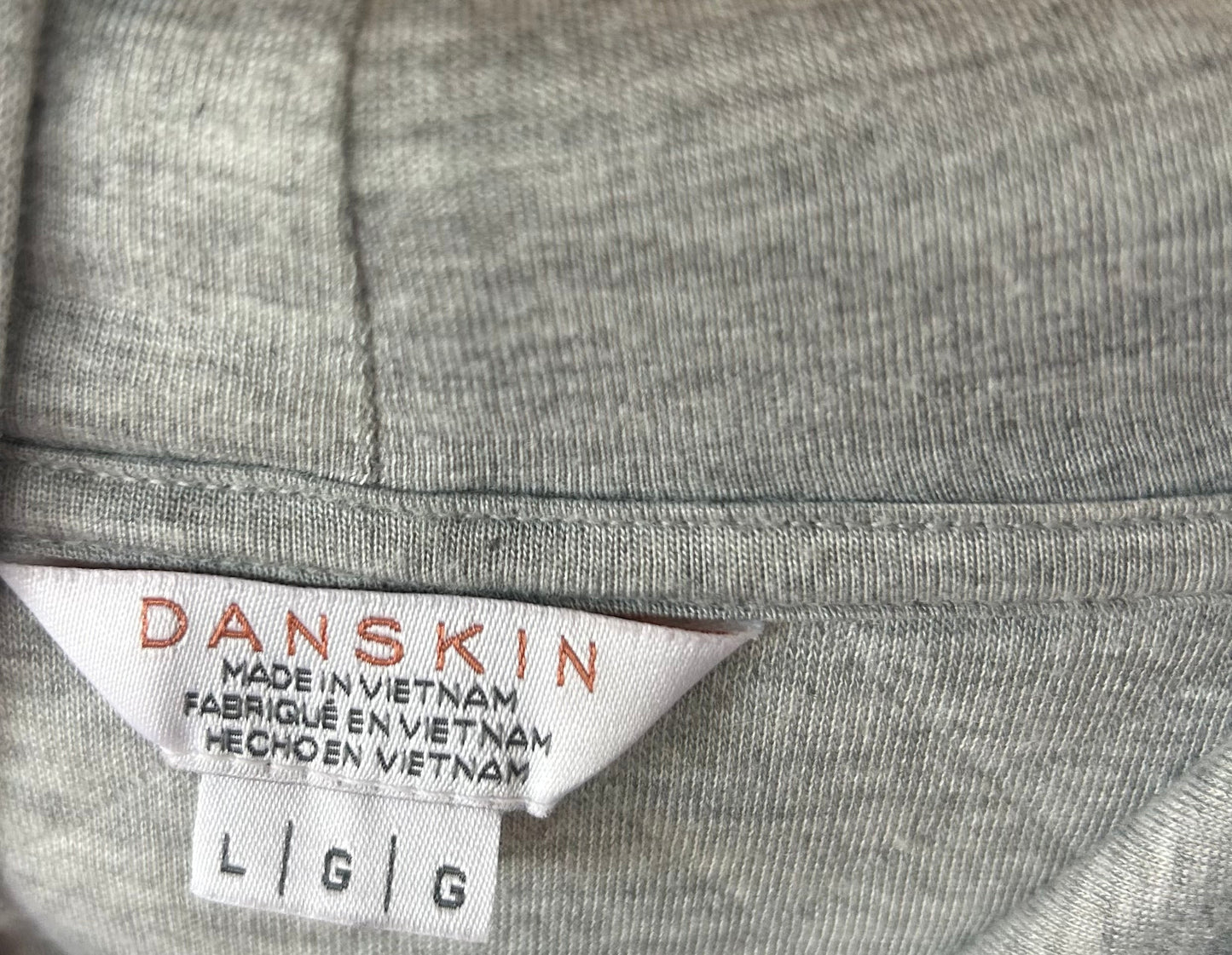 Sweatshirt Hoodie By Danskin In Grey, Size: L