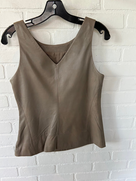 Top Sleeveless By Banana Republic In Brown, Size: Xs