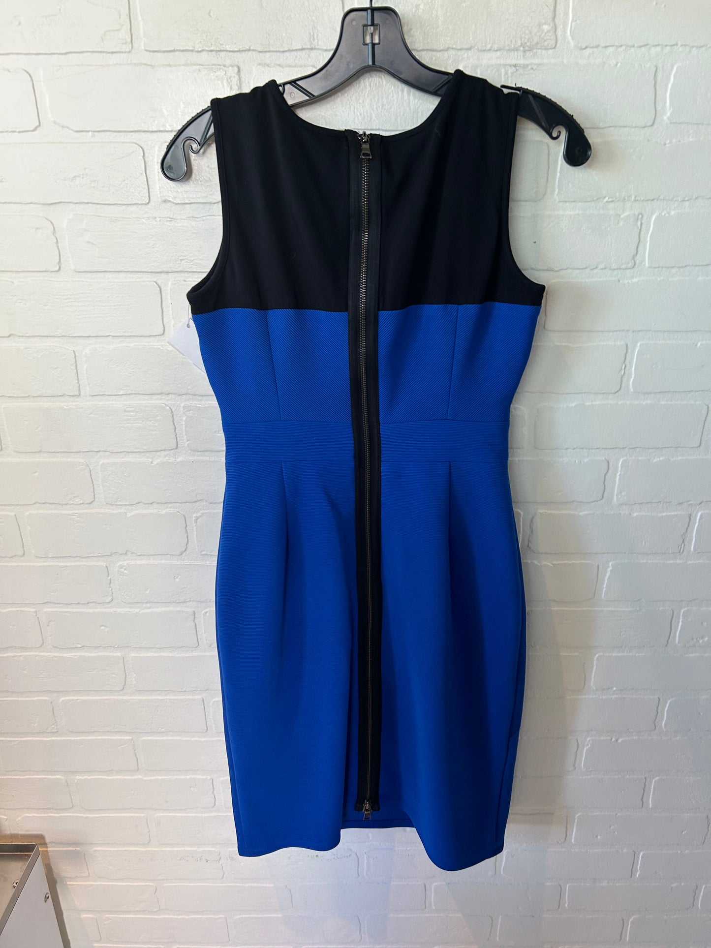 Dress Casual Midi By Adrianna Papell In Blue, Size: Xs