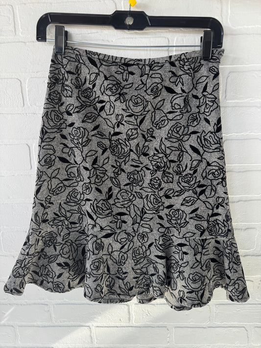 Skirt Midi By Ann Taylor In Grey, Size: 0