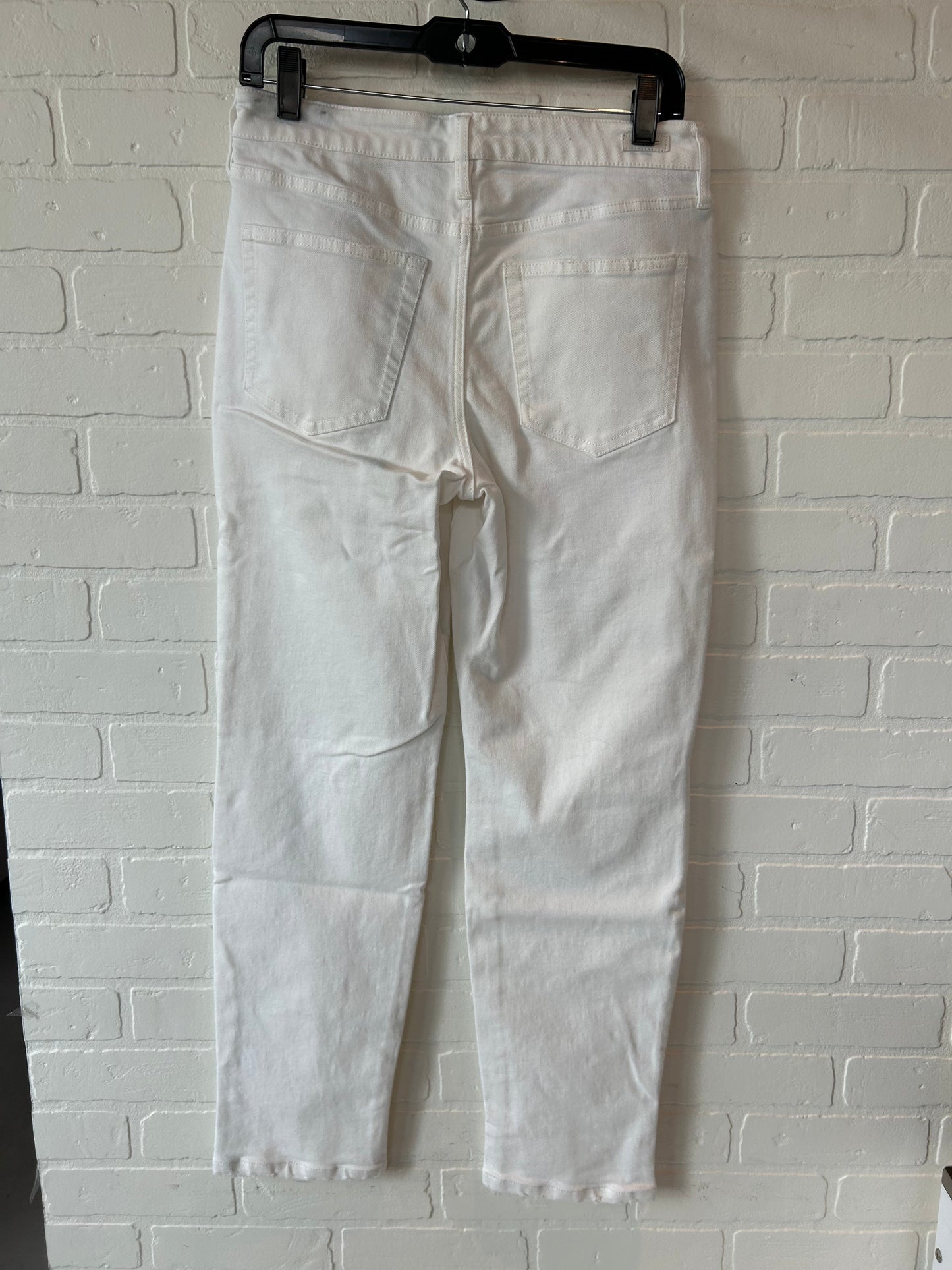 Jeans Boyfriend By Liverpool In White Denim, Size: 4