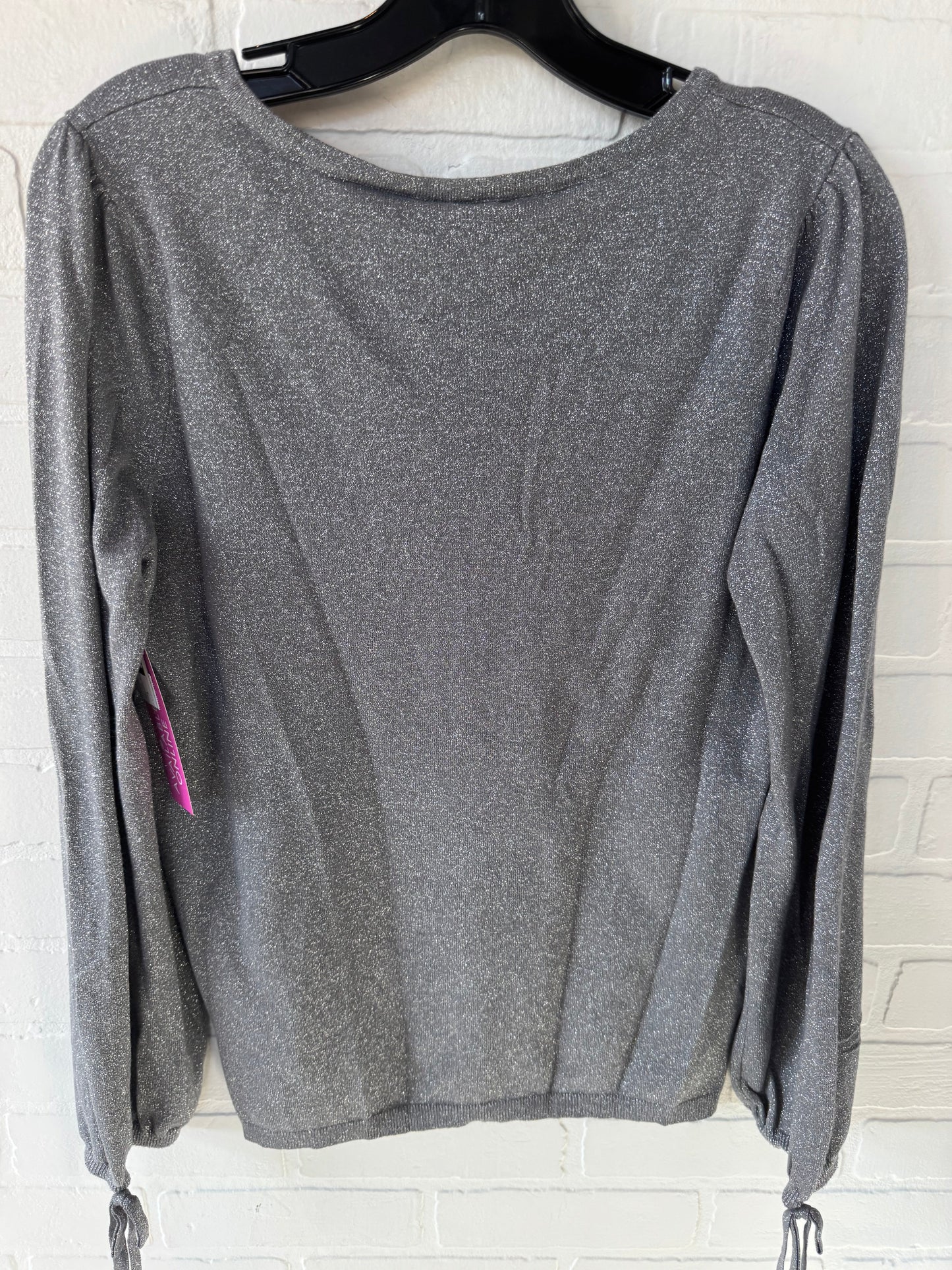 Sweater By Worthington In Silver, Size: L