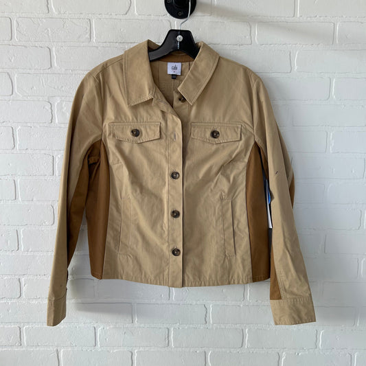 Jacket Shirt By Cabi In Tan, Size: M