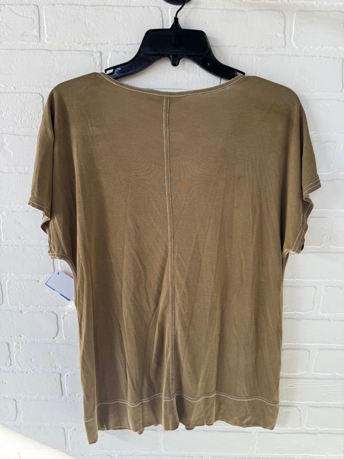 Top Short Sleeve Basic By Lucky Brand In Green, Size: M