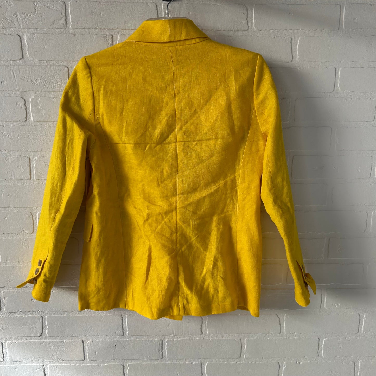 Blazer By Banana Republic In Yellow, Size: Xs