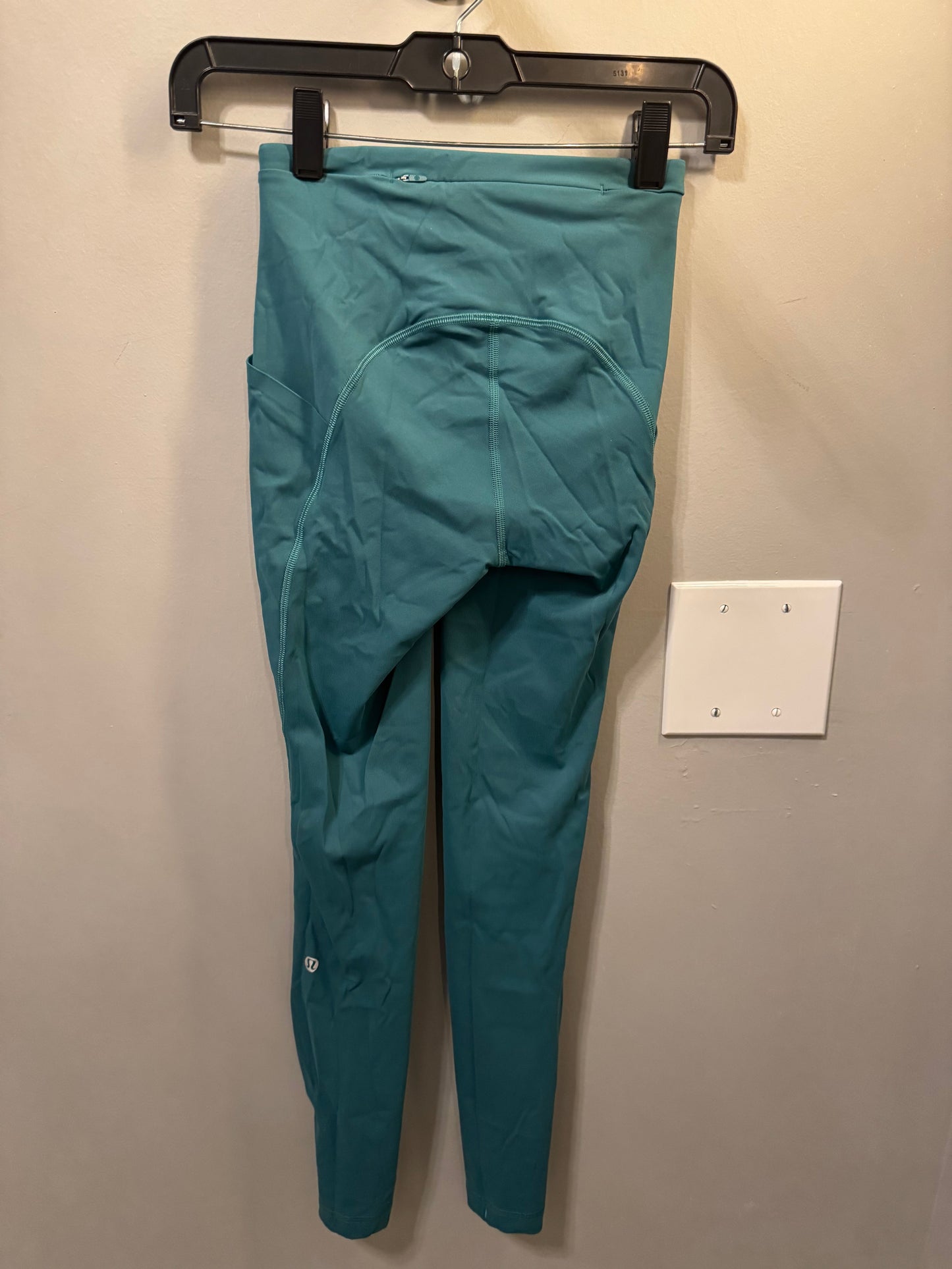 Athletic Leggings By Lululemon In Teal, Size: 0