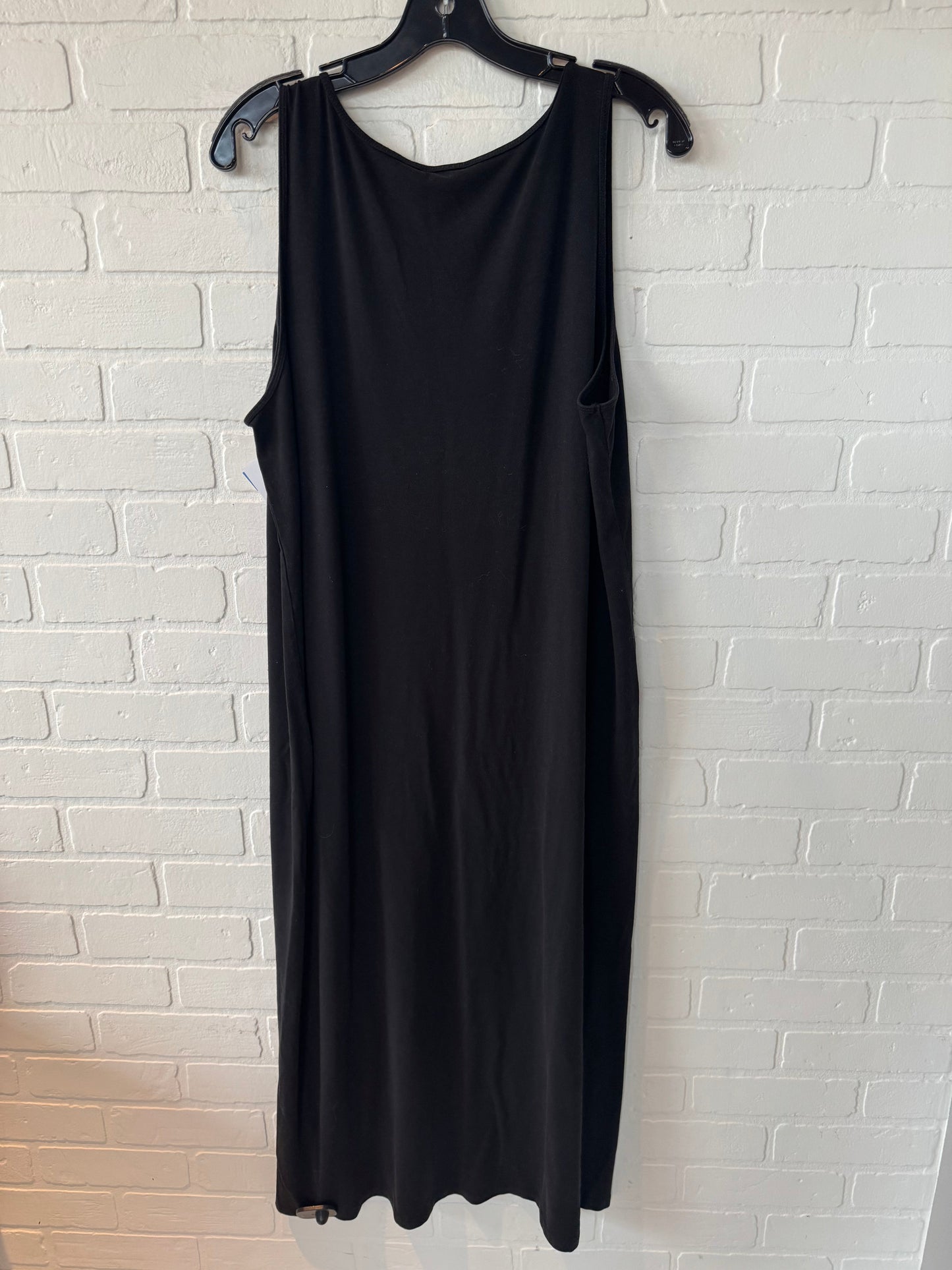 Dress Casual Midi By Eileen Fisher In Black, Size: Xl