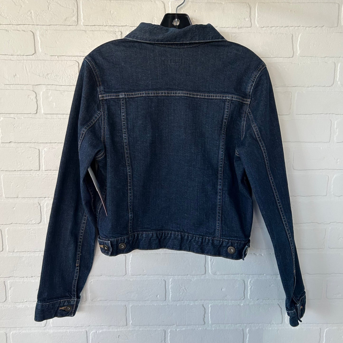 Jacket Denim By Uniqlo In Blue Denim, Size: M