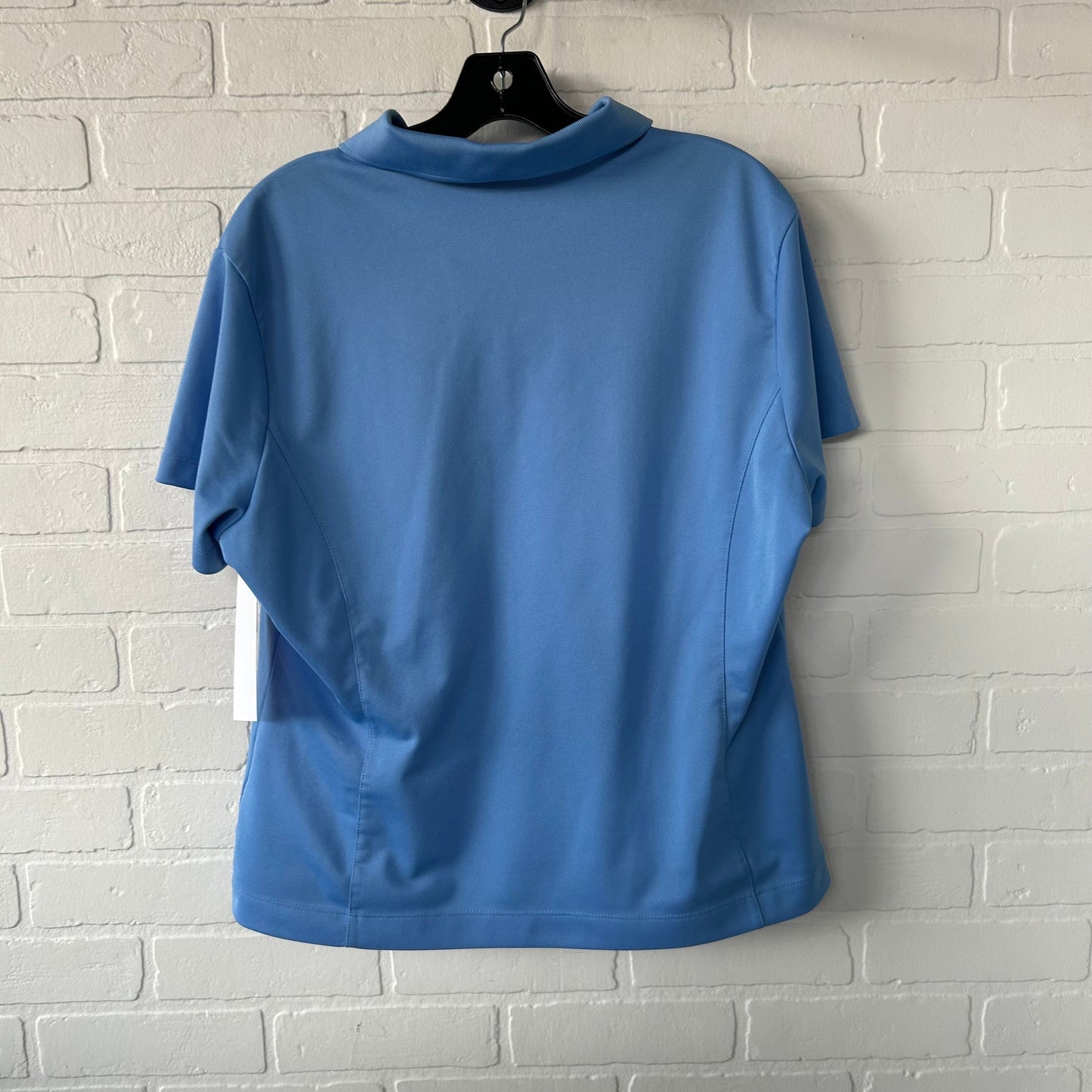 Athletic Top Short Sleeve By Nike In Blue, Size: Xl