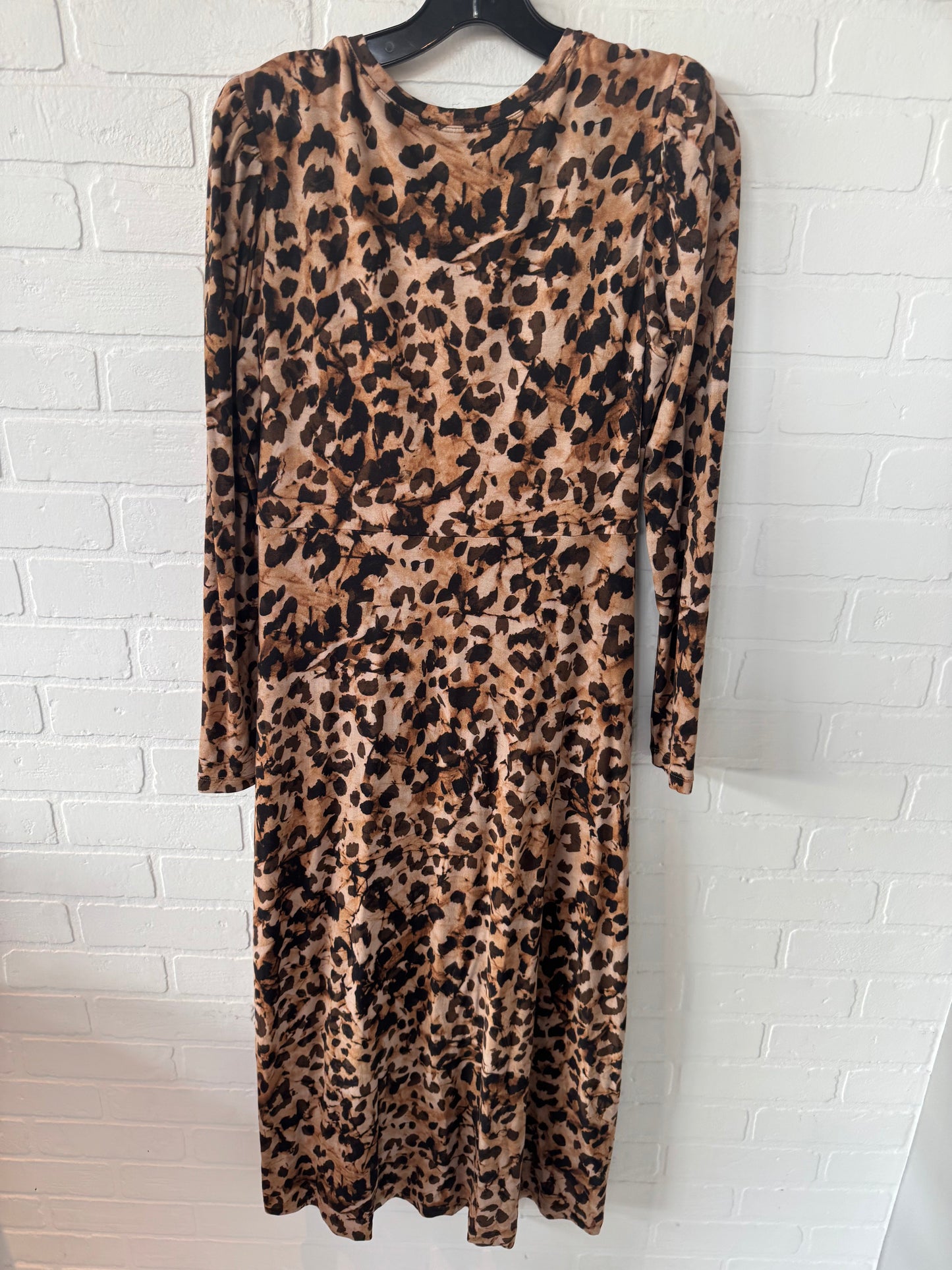 Dress Casual Midi By Cabi In Animal Print, Size: M