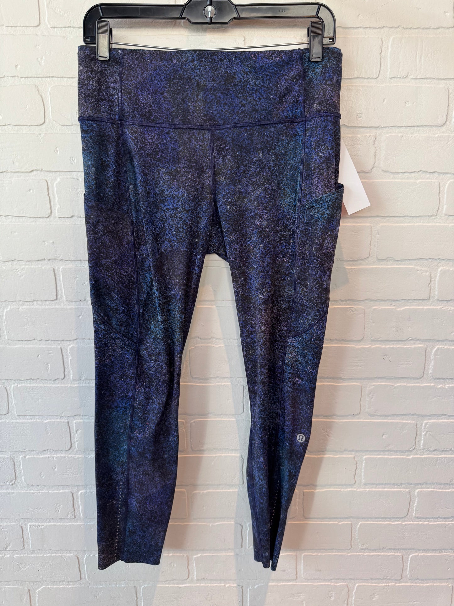 Athletic Leggings By Lululemon In Blue & Purple, Size: 10