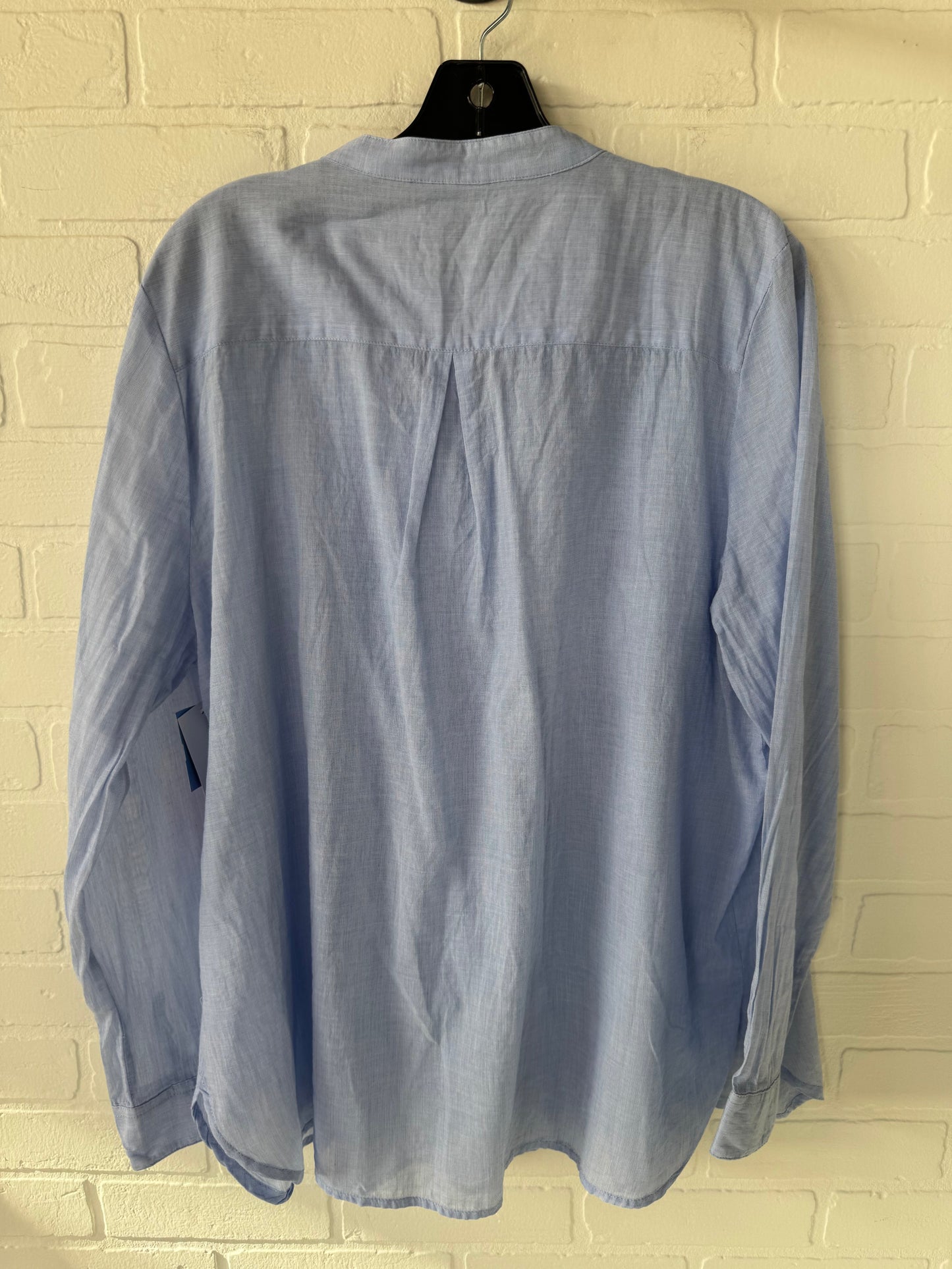 Top Long Sleeve By Izod In Blue, Size: Xl