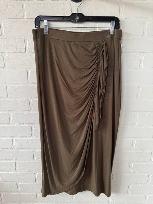 Skirt Midi By Bobeau In Green, Size: L