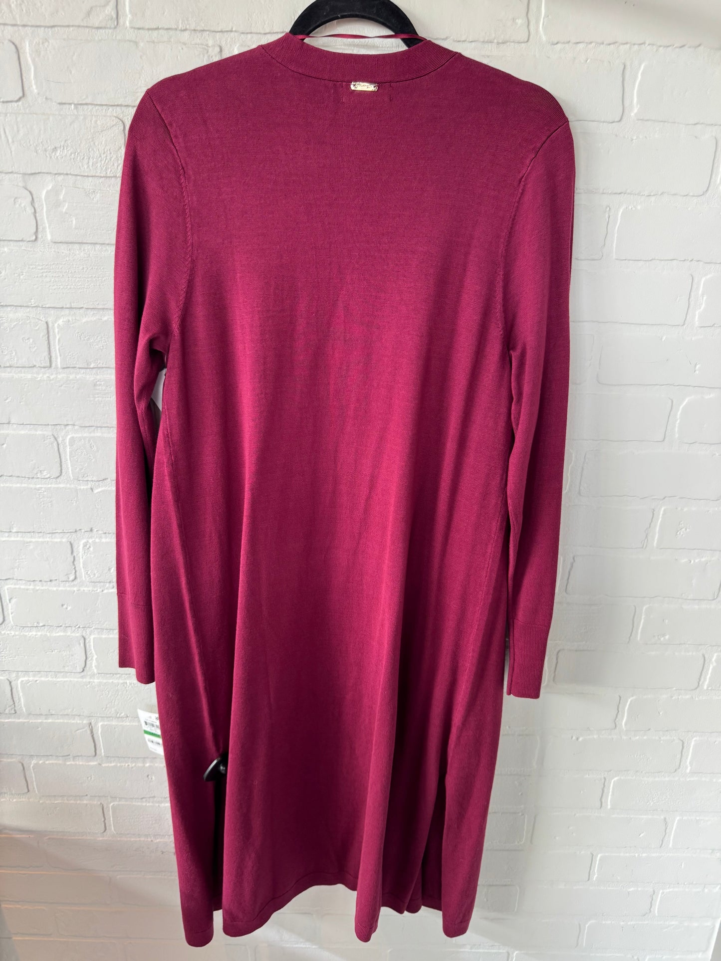 Sweater Cardigan By Thalia Sodi In Maroon, Size: L