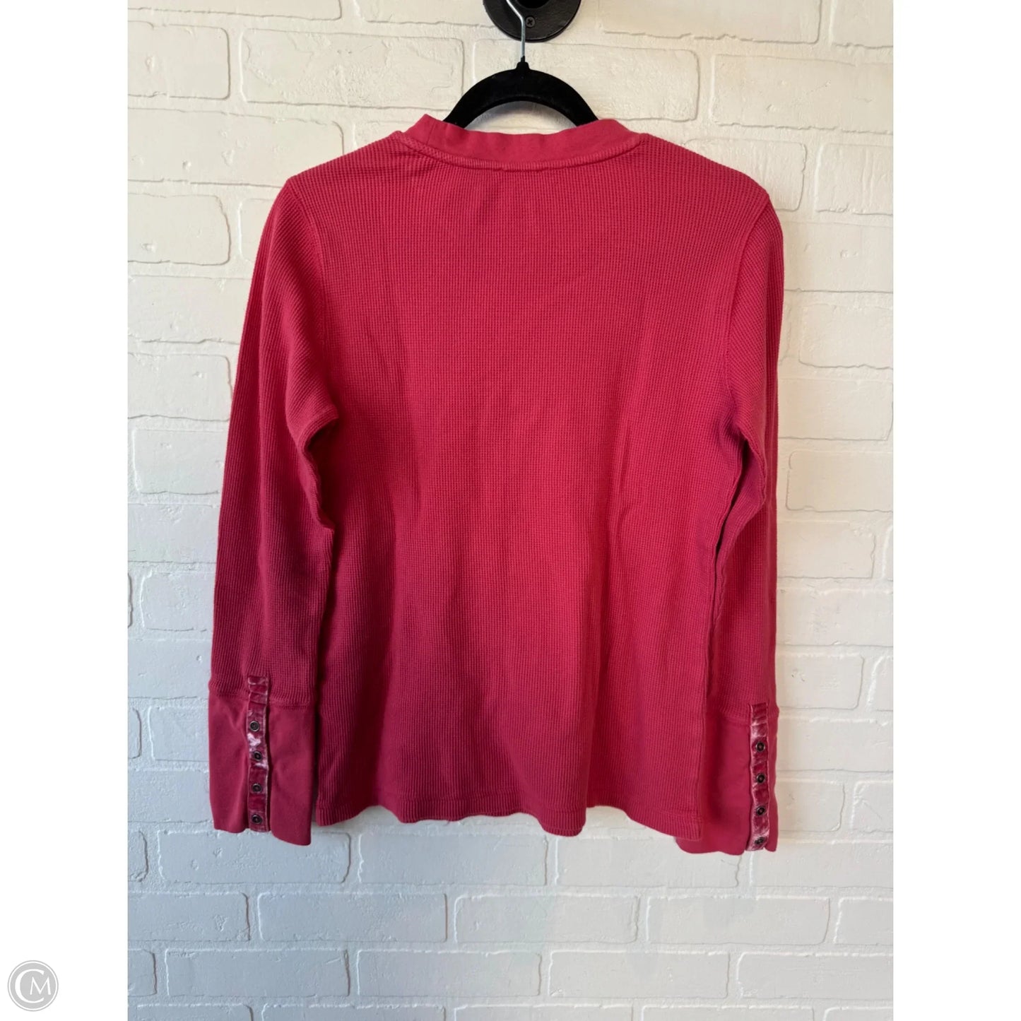 Top Long Sleeve Basic By Sundance In Red, Size: L