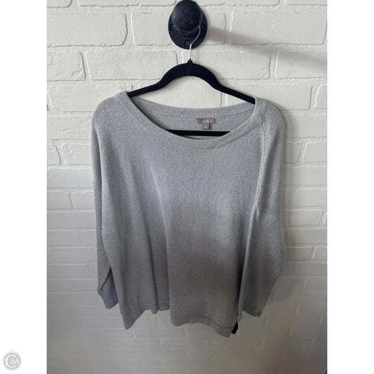 Sweater By J. Jill In Silver, Size: Xl