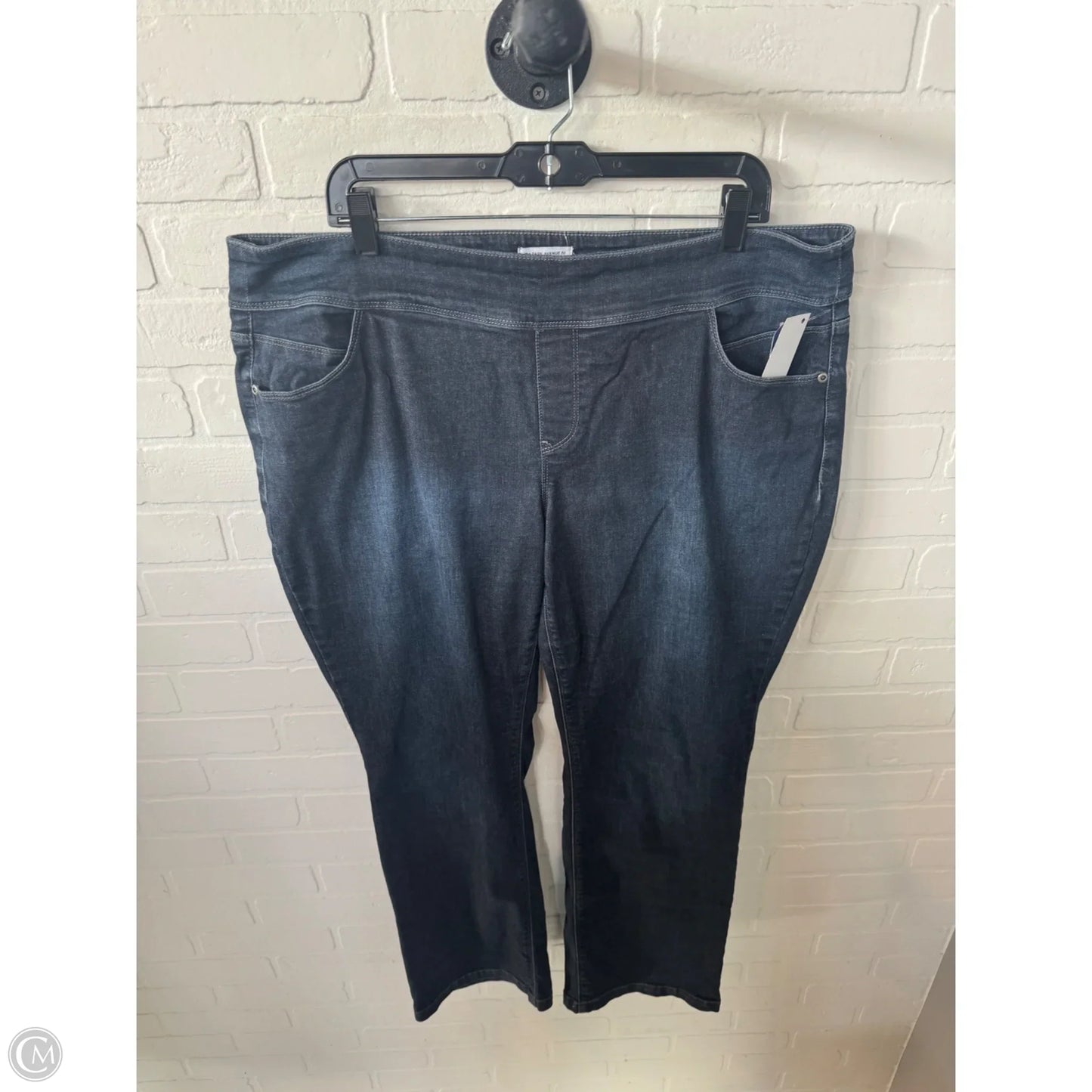 Jeans Straight By West Bound In Blue Denim, Size: 16