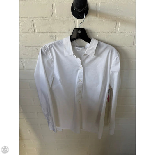 Top Long Sleeve By J. Jill In White, Size: S