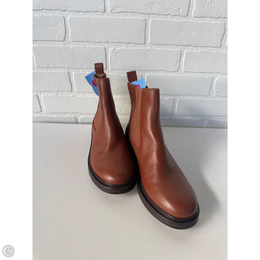 Boots Ankle Flats By Madewell In Brown, Size: 7