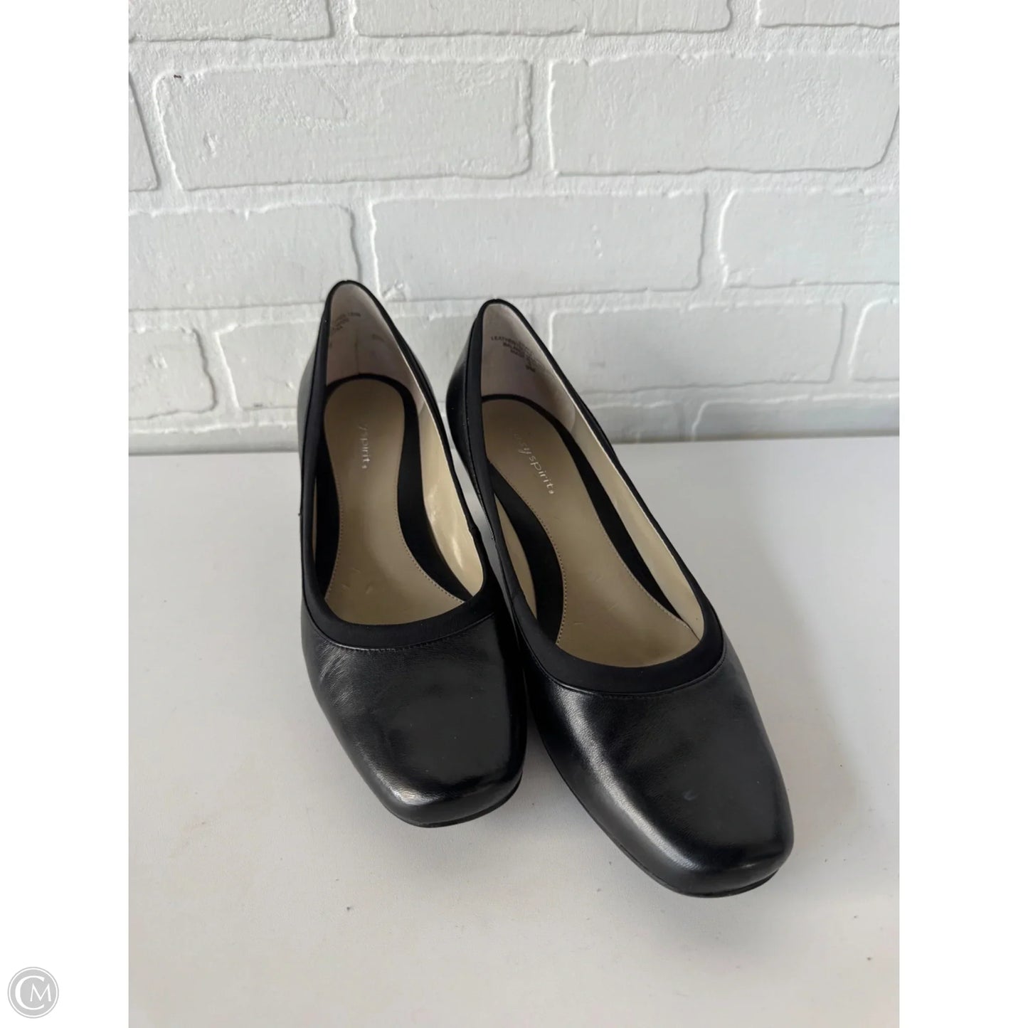 Shoes Heels Kitten By Easy Spirit In Black, Size: 9