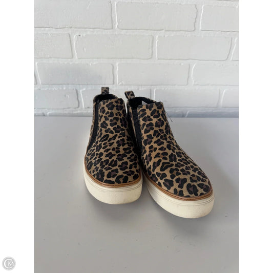 Shoes Flats By Toms In Black & Tan, Size: 7.5