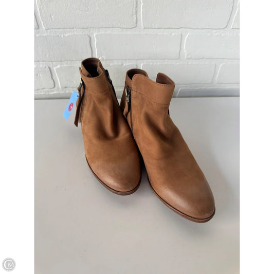 Boots Ankle Heels By Sam Edelman In Tan, Size: 7.5