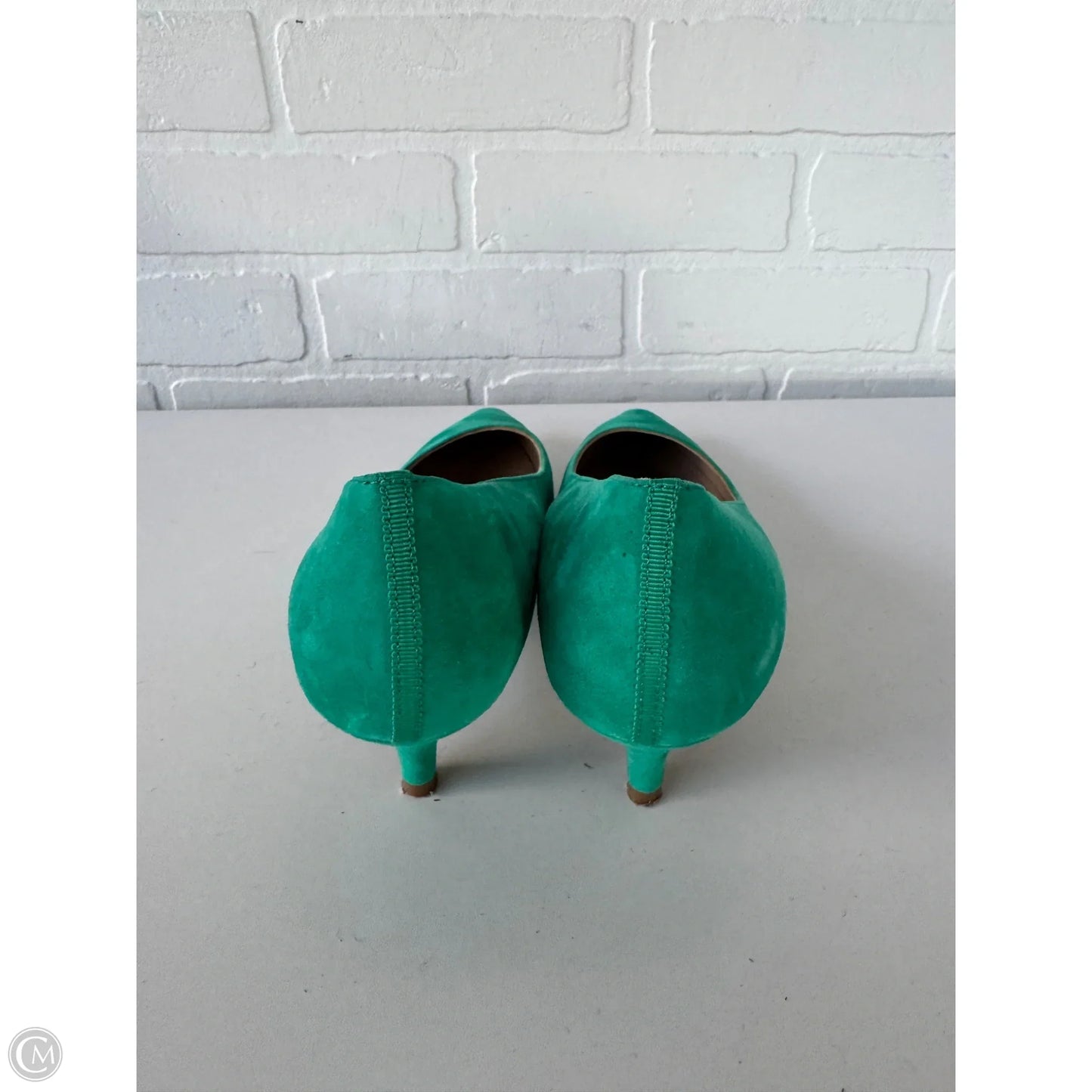 Shoes Heels Kitten By Boden In Green, Size: 7.5