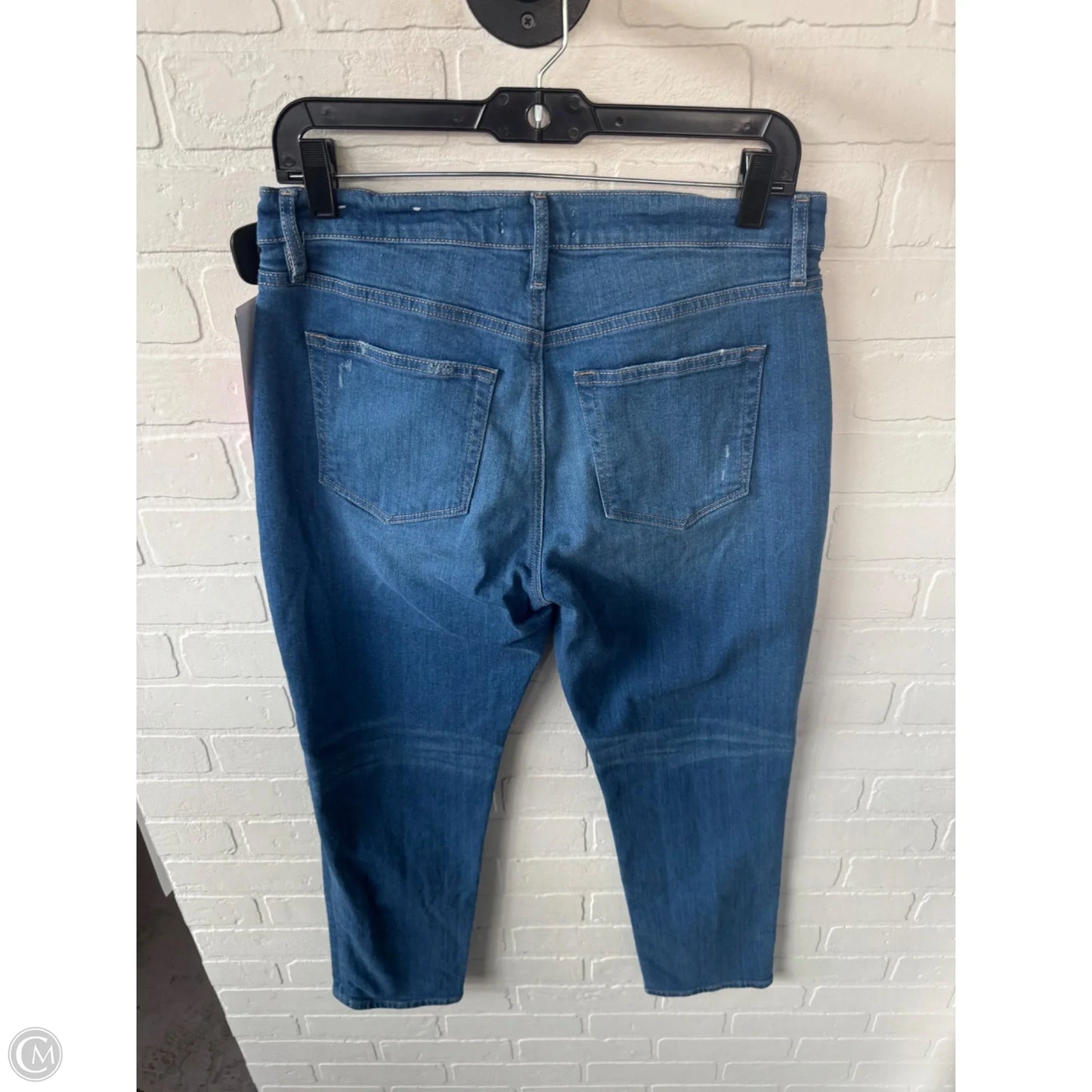 Jeans Straight By Loft In Blue Denim, Size: 6