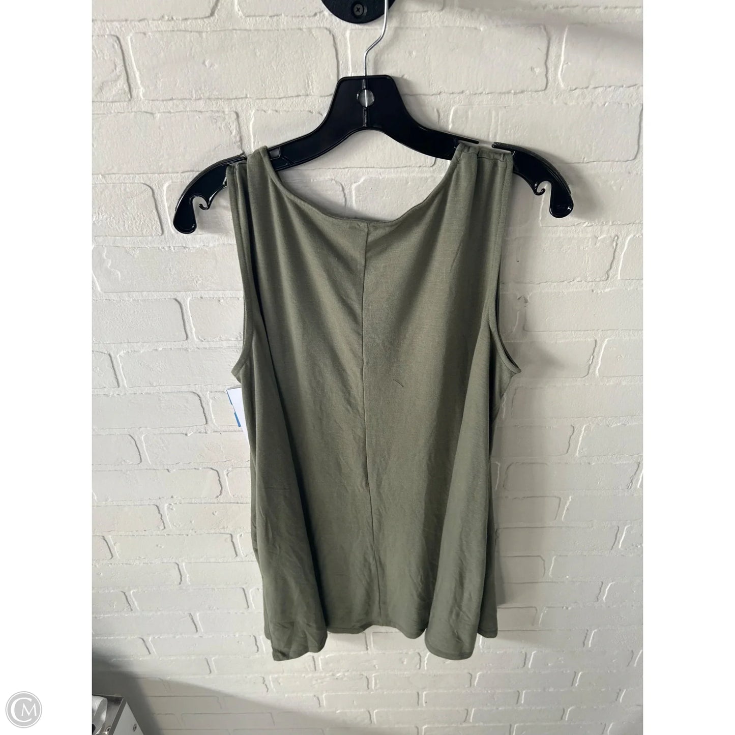 Tunic Sleeveless By Zenana In Green, Size: 1x