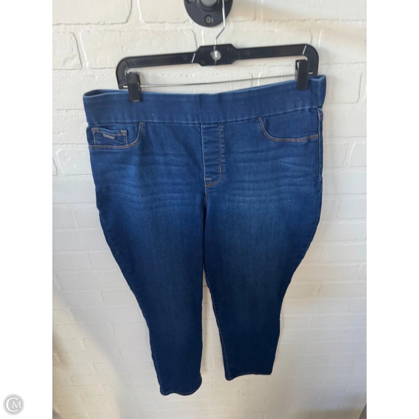 Jeans Jeggings By Nine West In Blue Denim, Size: 16