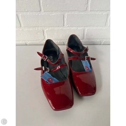 Shoes Flats By Franco Sarto In Red, Size: 7.5