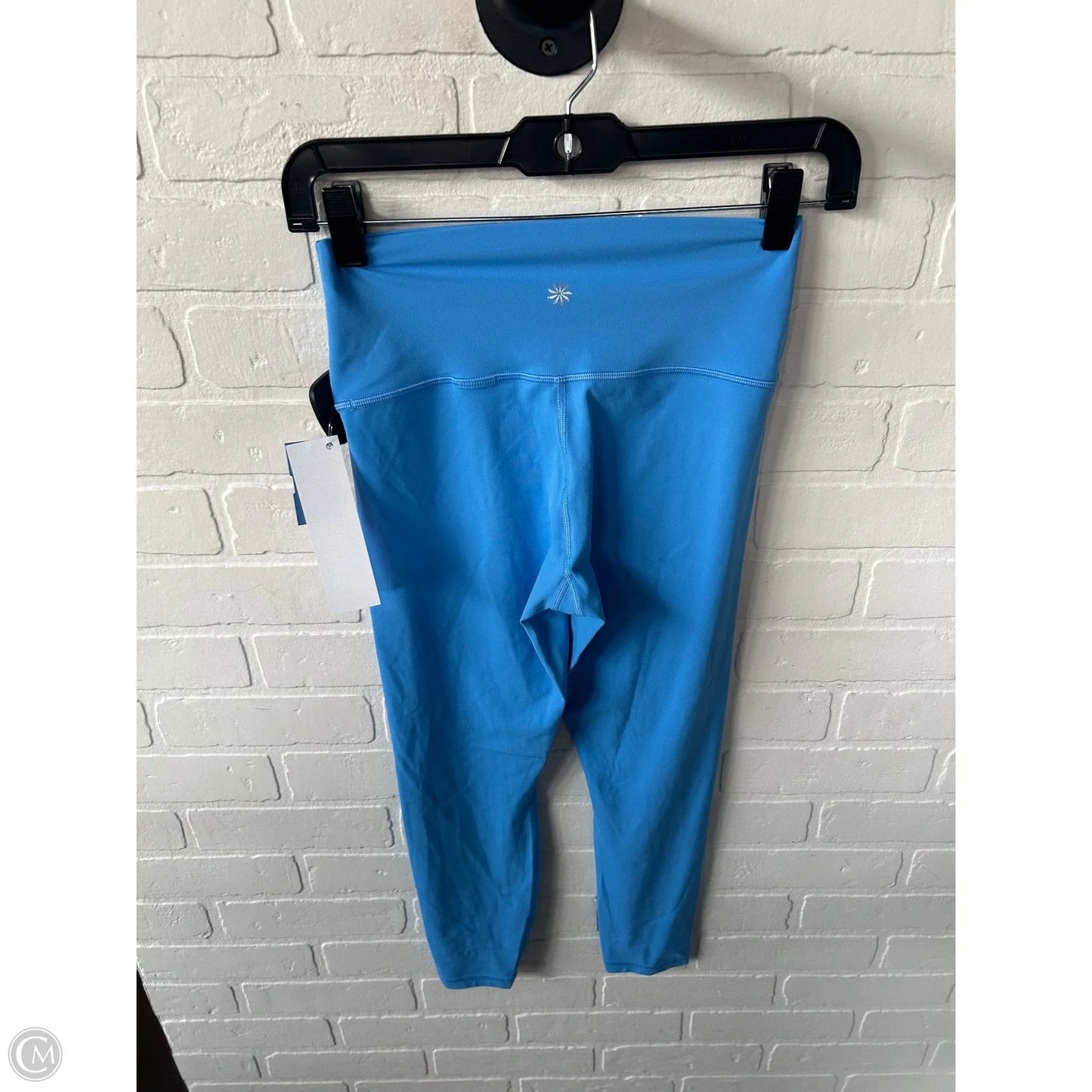 Athletic Leggings By Athleta In Blue, Size: 4