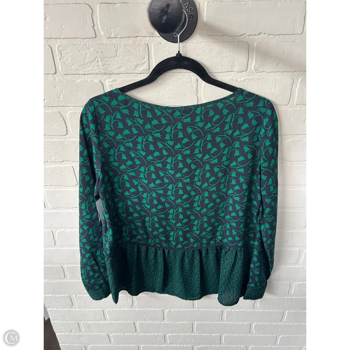 Top Long Sleeve By Loft In Blue & Green, Size: Sp