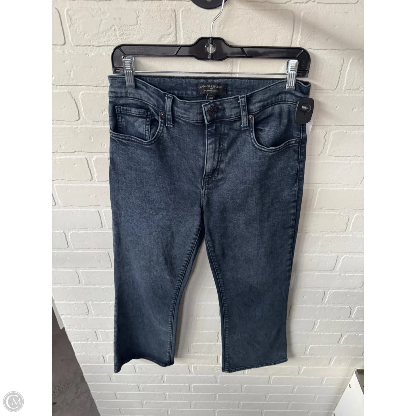 Jeans Boot Cut By Banana Republic In Blue Denim, Size: 4