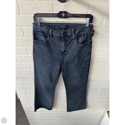Jeans Boot Cut By Banana Republic In Blue Denim, Size: 4