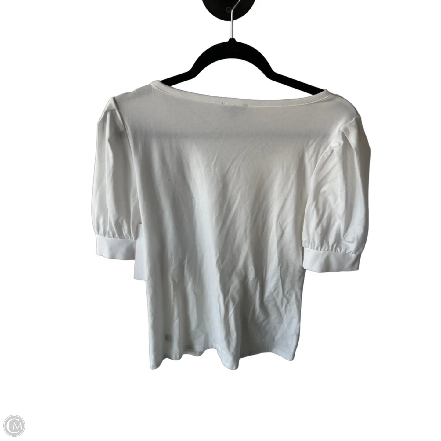 Top Short Sleeve By Talbots In White, Size: S