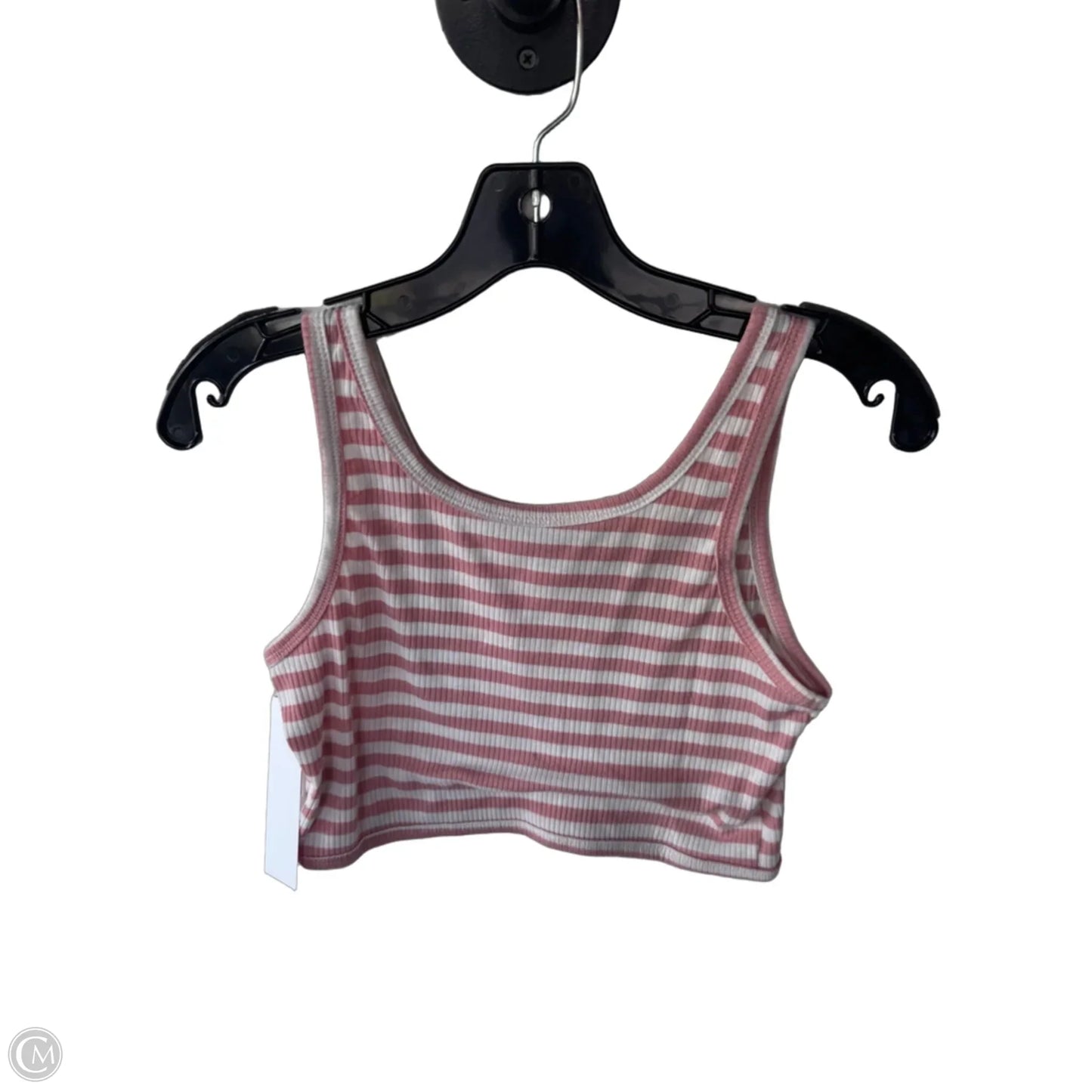 Tank Top By Romwe In Pink & White, Size: S