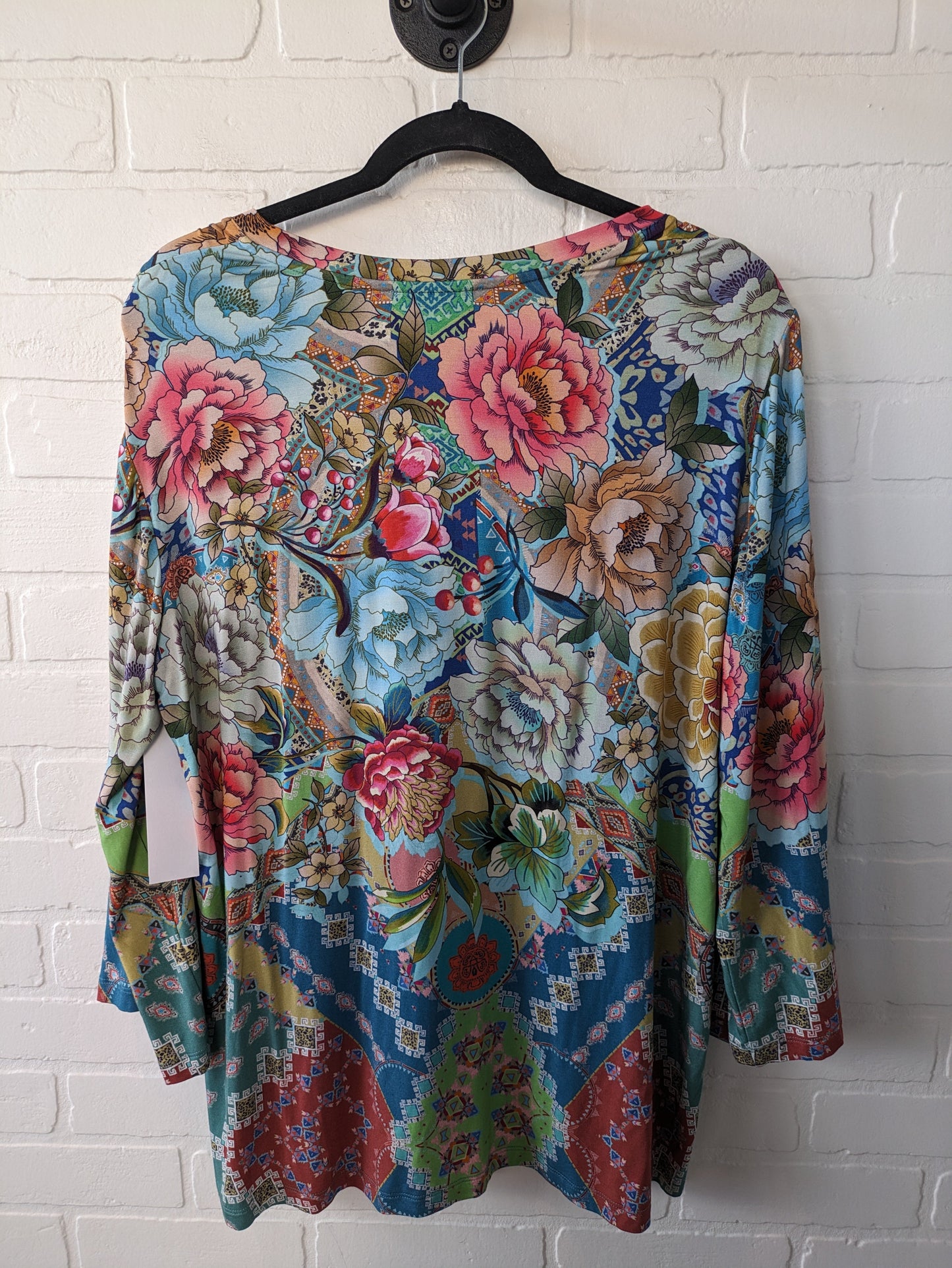 Top Long Sleeve Designer By Johnny Was  Size: L